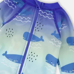 Kids/BOY Deux par Deux Whales Swimsuit 2-6