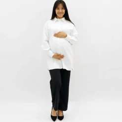 Bella Maternite Tops>Classic Maternity Shirt