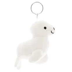 Bebe Confort White Seal Key Chain
