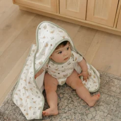 Kids Copper Pearl Wilder-knit Hooded Towel