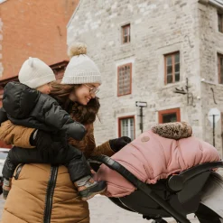 Kids/BOY Petit Coulou Winter Car Seat Cover - Classic Collection - Blush