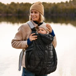 Babybjorn Outdoors & Travel|Baby Carriers>Winter Cover Baby Carrier - Black