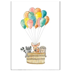 STÉPHANIE RENIÈRE ILLUSTRATION Greeting Cards|Party Supplies>Wish Card - Animals