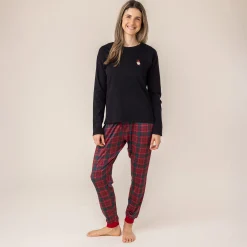Nano Underwear|Pajamas>Women Plaid Pajamas