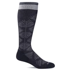 Sockwell Underwear|Tights & Leggings>Women's Full Floral Compression Socks - Wide Calf Fit
