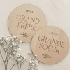 Le petit Tableau Noir Baby Memories|Baby Memories>Wood Pellet - Futur Frère ou Soeur