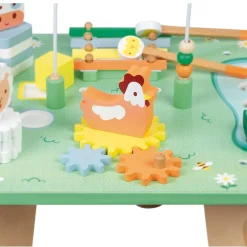 Janod Developmental Toys|Activity Centers & Walkers>Wooden Activity Table - Pretty Meadow