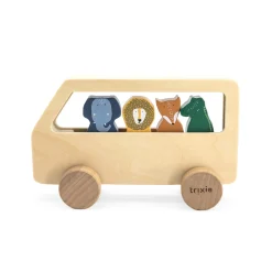 Kids Trixie Wooden Animal Bus