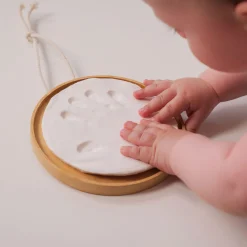 Petit Artichaut Baby Memories|Baby Memories>Wooden Imprint Medallion