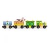 Kids Janod Wooden Toys>Wooden Magnetic Farm Train