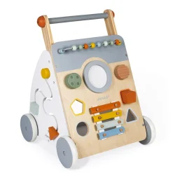 Kids Janod Wooden Toys|Walkers>Wooden Multi-Activity Trolley Walker - Sweet Cocoon