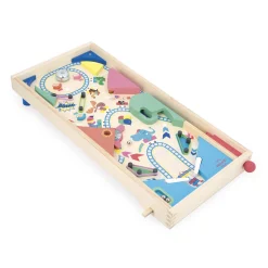 Kids Janod Board Games>Wooden pinball Fairground