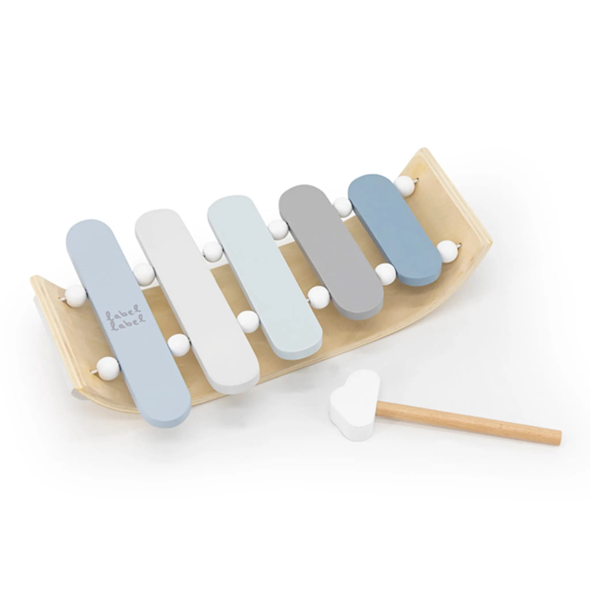 Kids Label Label Xylophone - Blue