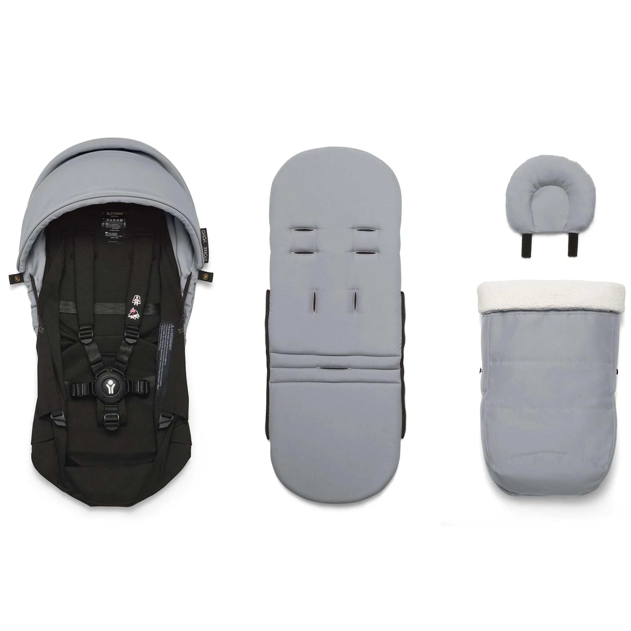 Kids Stokke Strollers|Strollers & Trailers>YOYO³ 0+ Newborn Pack - Stone