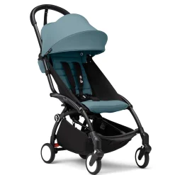 Kids Stokke Strollers|Strollers & Trailers>YOYO³ Stroller Complete - Black / Aqua