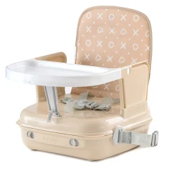 Benbat High Chairs & Booster Seats|High Chairs & Booster Seats>YummiGo+ Feed & Go Booster – Cashmere Beige