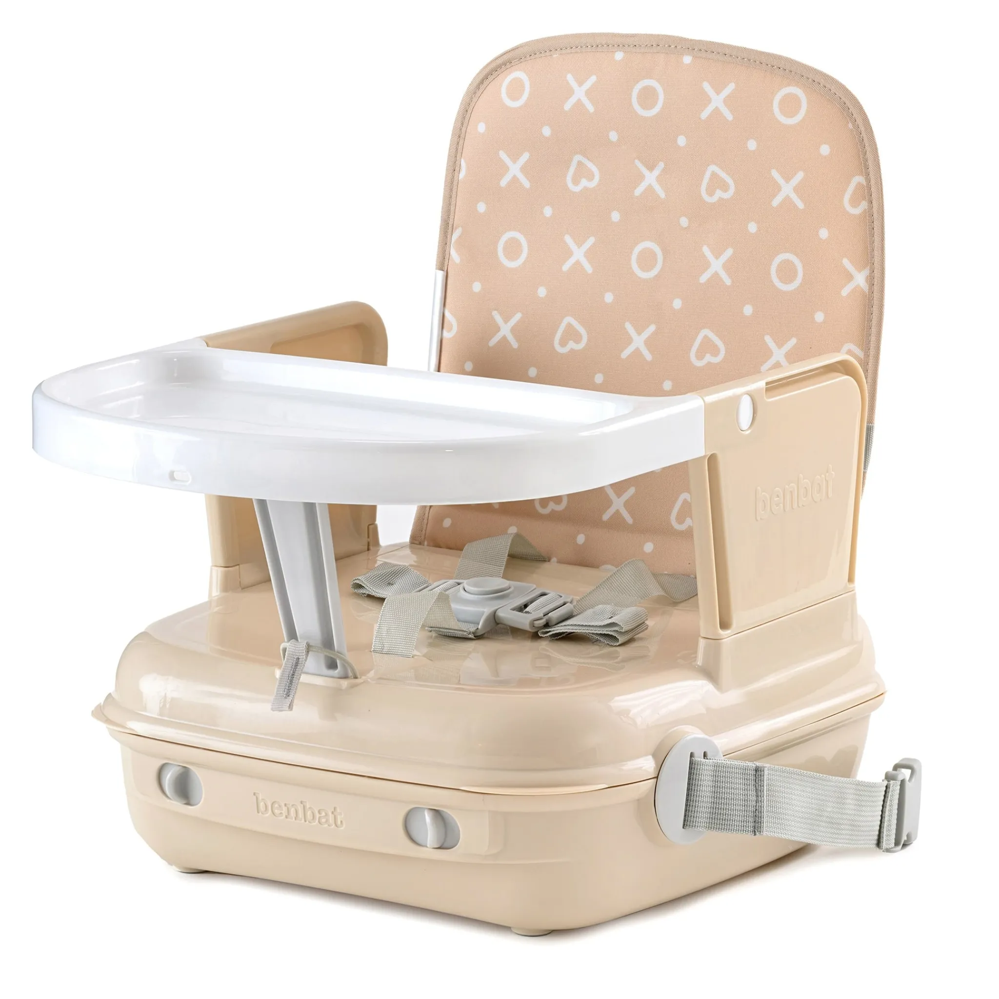 Benbat High Chairs & Booster Seats|High Chairs & Booster Seats>YummiGo+ Feed & Go Booster – Cashmere Beige