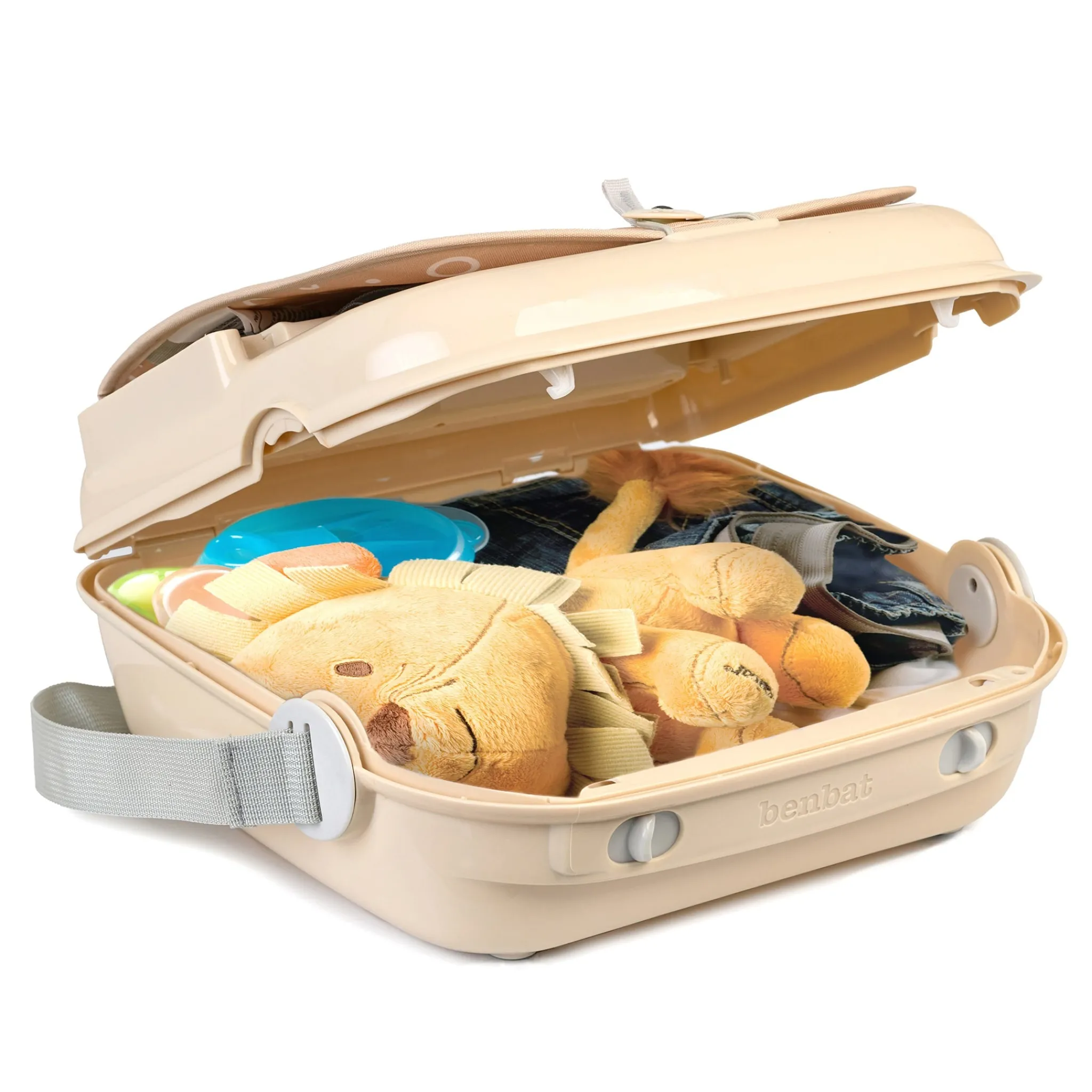 Benbat High Chairs & Booster Seats|High Chairs & Booster Seats>YummiGo+ Feed & Go Booster – Cashmere Beige