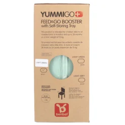 Benbat YummiGo+ Feed & Go Booster – Light Green Ash