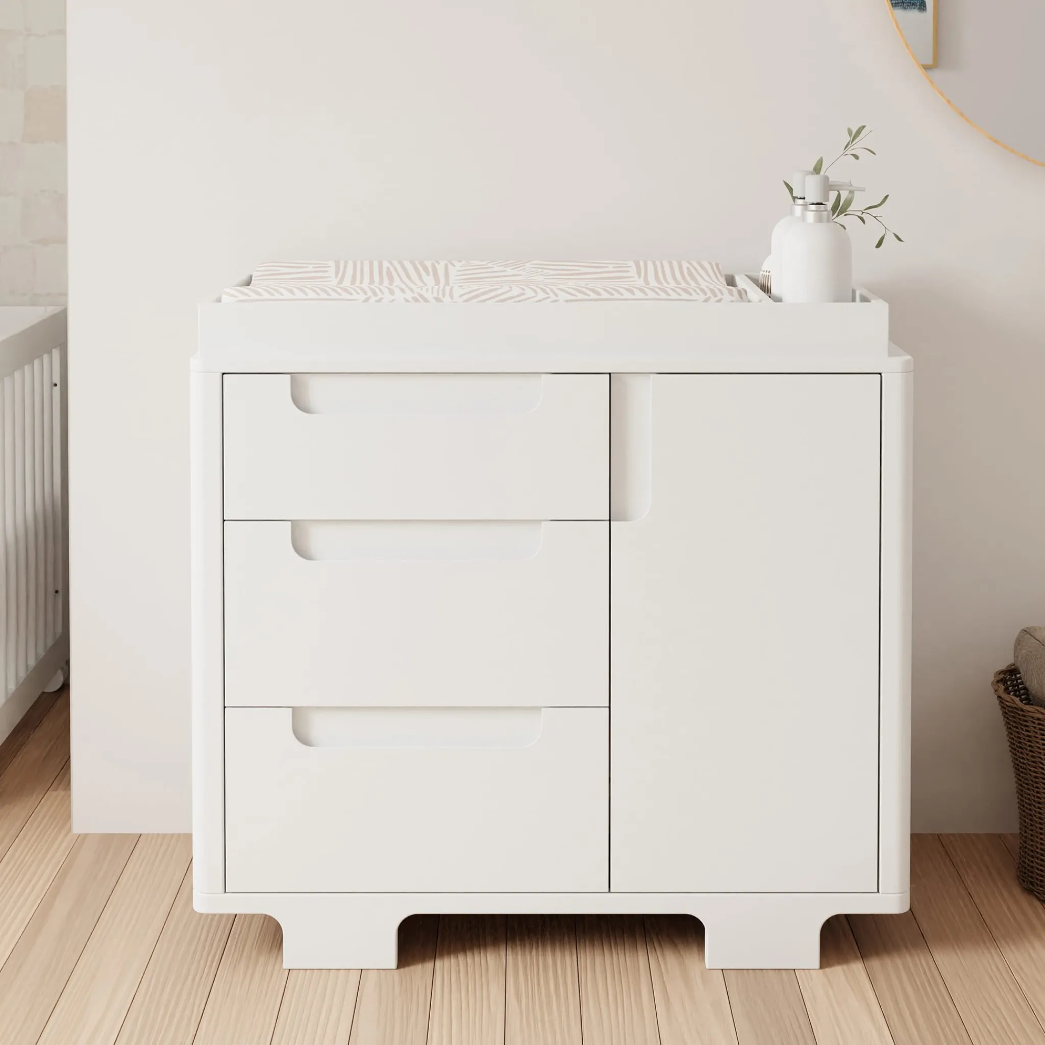 Babyletto Yuzu 3-Drawer Changer Dresser - White