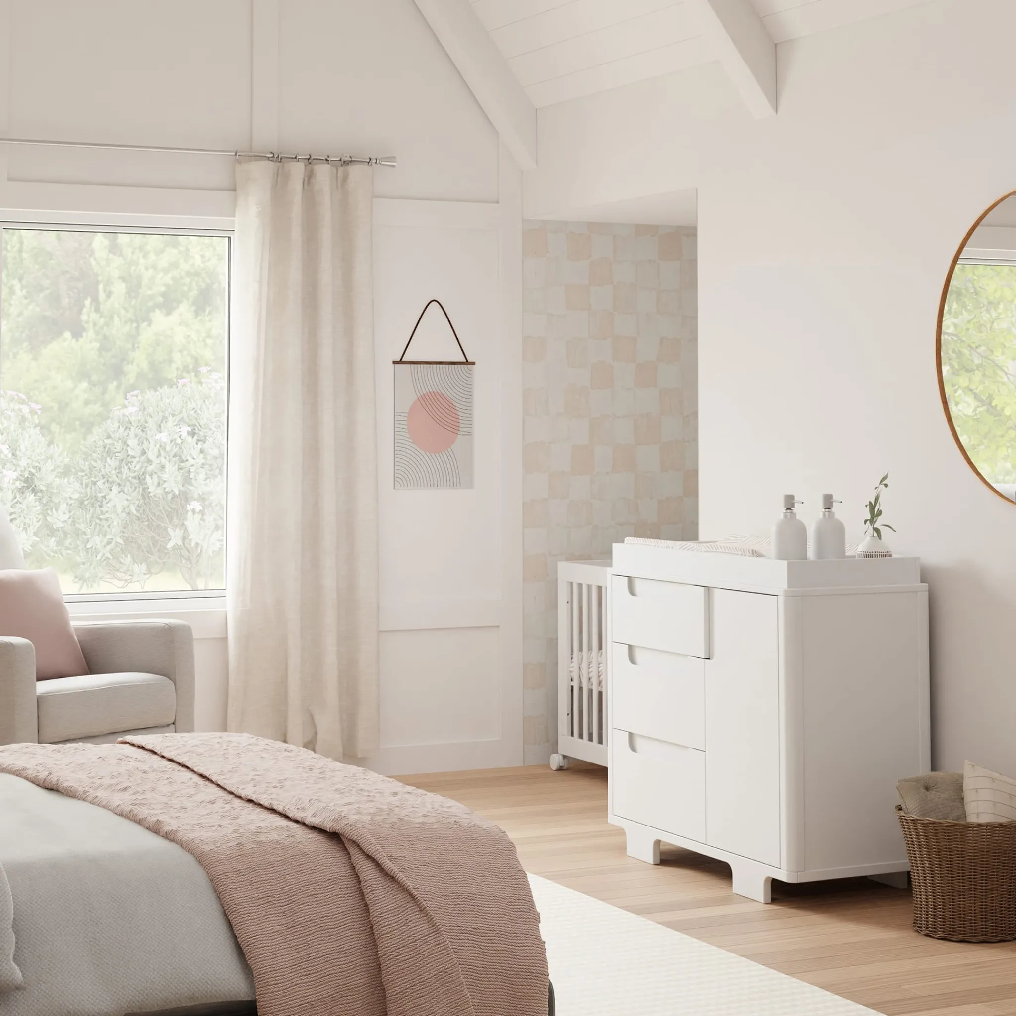 Babyletto Yuzu 3-Drawer Changer Dresser - White