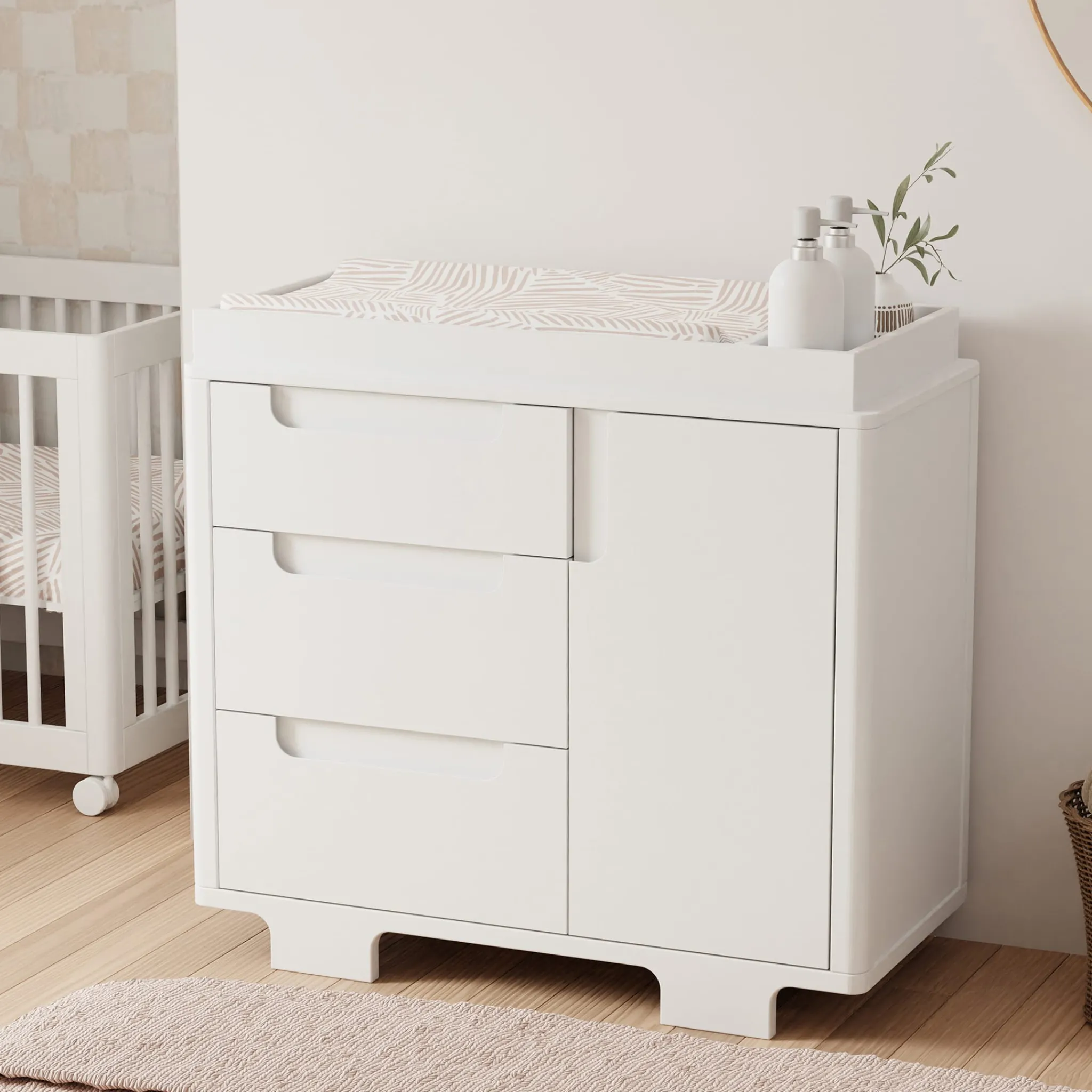 Babyletto Yuzu 3-Drawer Changer Dresser - White