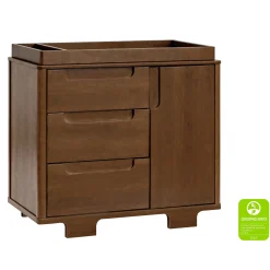 Babyletto Yuzu 3-Drawer Changer Dresser - Natural Walnut
