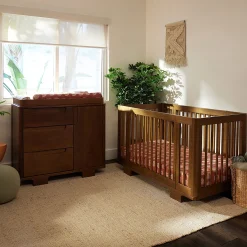 Babyletto Yuzu 3-Drawer Changer Dresser - Natural Walnut