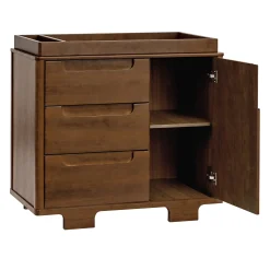 Babyletto Yuzu 3-Drawer Changer Dresser - Natural Walnut
