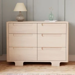 Babyletto Yuzu 6-Drawer Dresser - Washed Natural