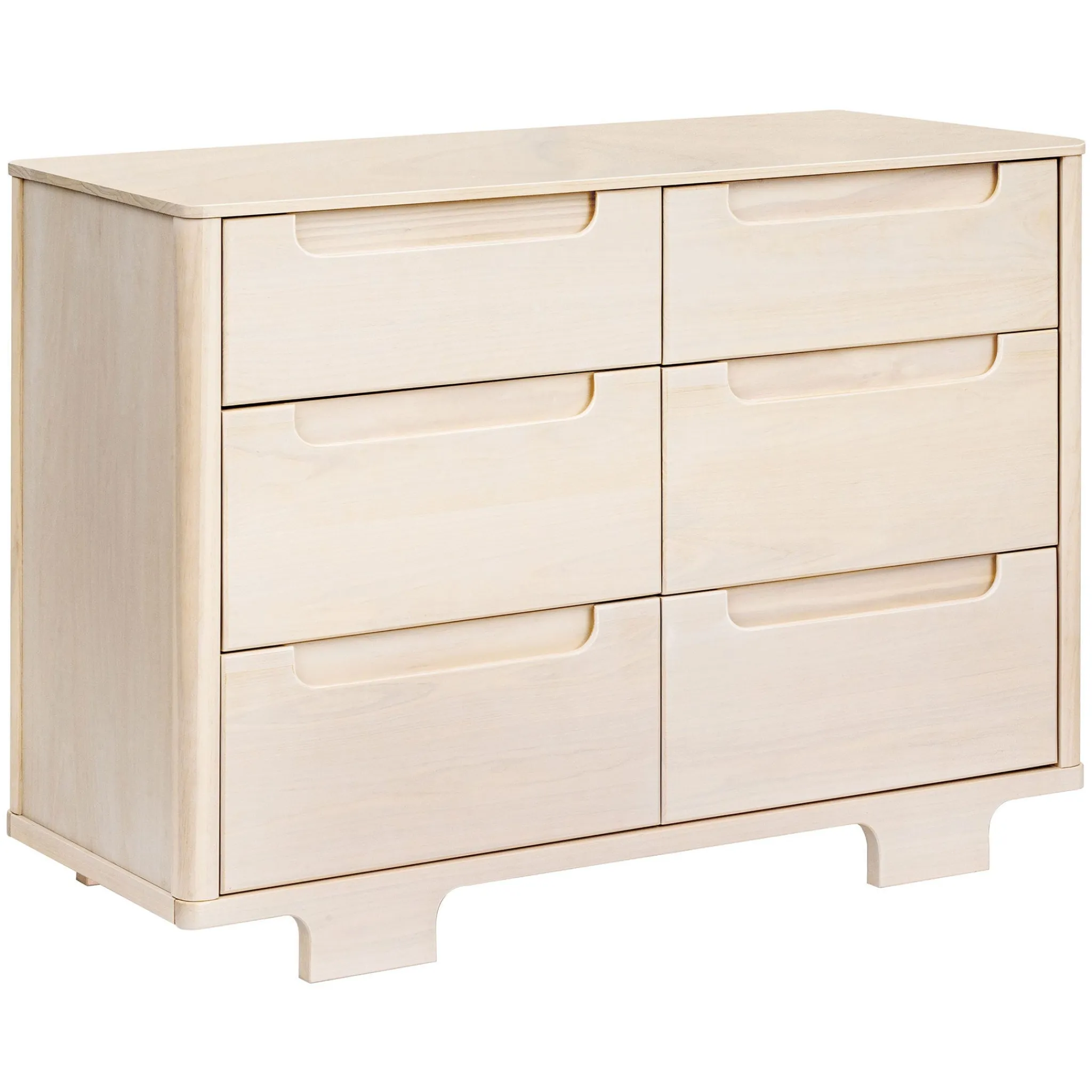 Babyletto Yuzu 6-Drawer Dresser - Washed Natural