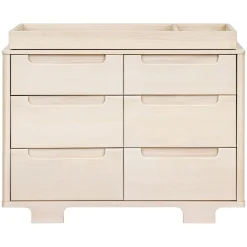 Babyletto Yuzu 6-Drawer Dresser - Washed Natural