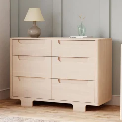 Babyletto Yuzu 6-Drawer Dresser - Washed Natural