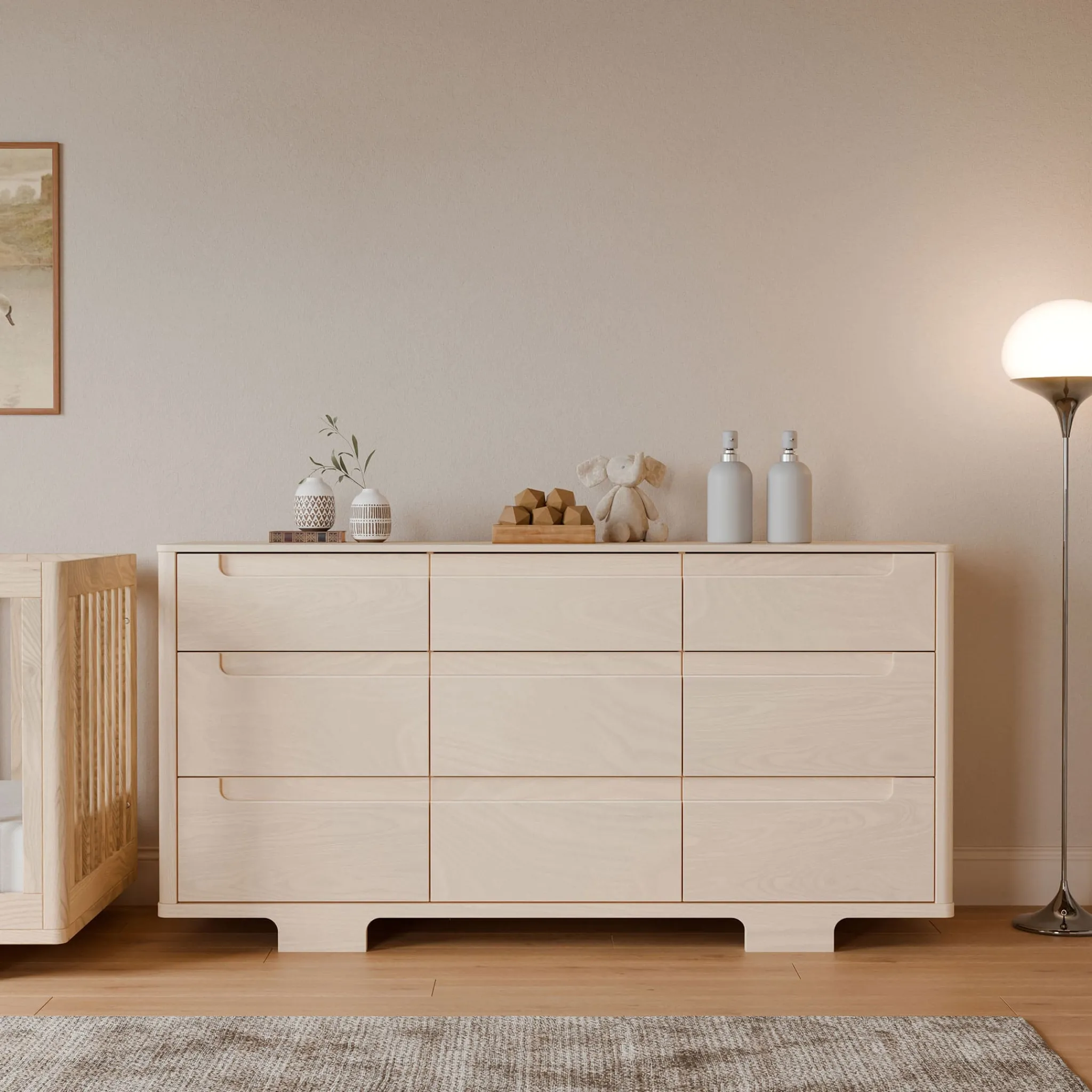 Babyletto Yuzu 9-Drawer Dresser - Washed Natural