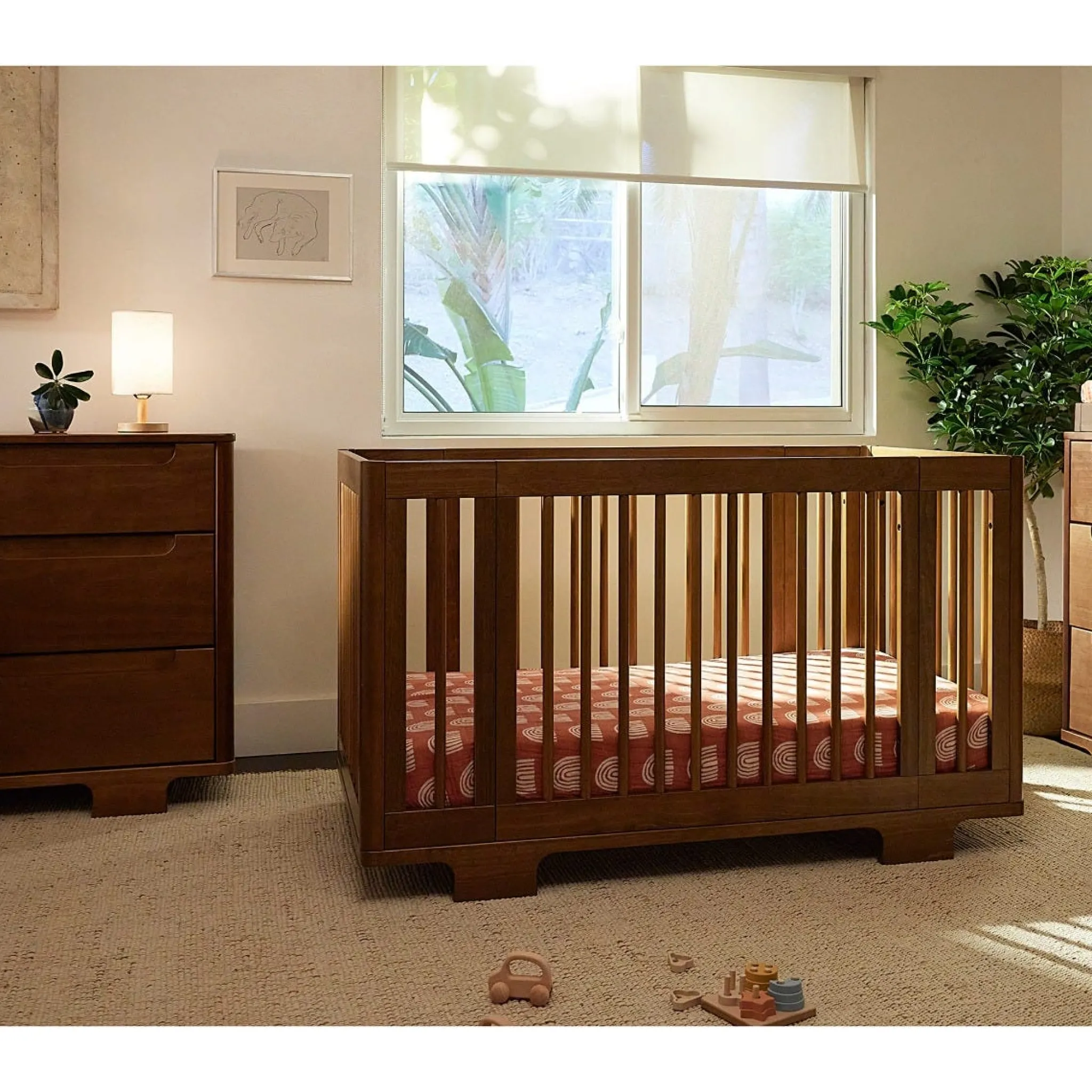 Babyletto Yuzu 8-in-1 Convertible Crib - Walnut