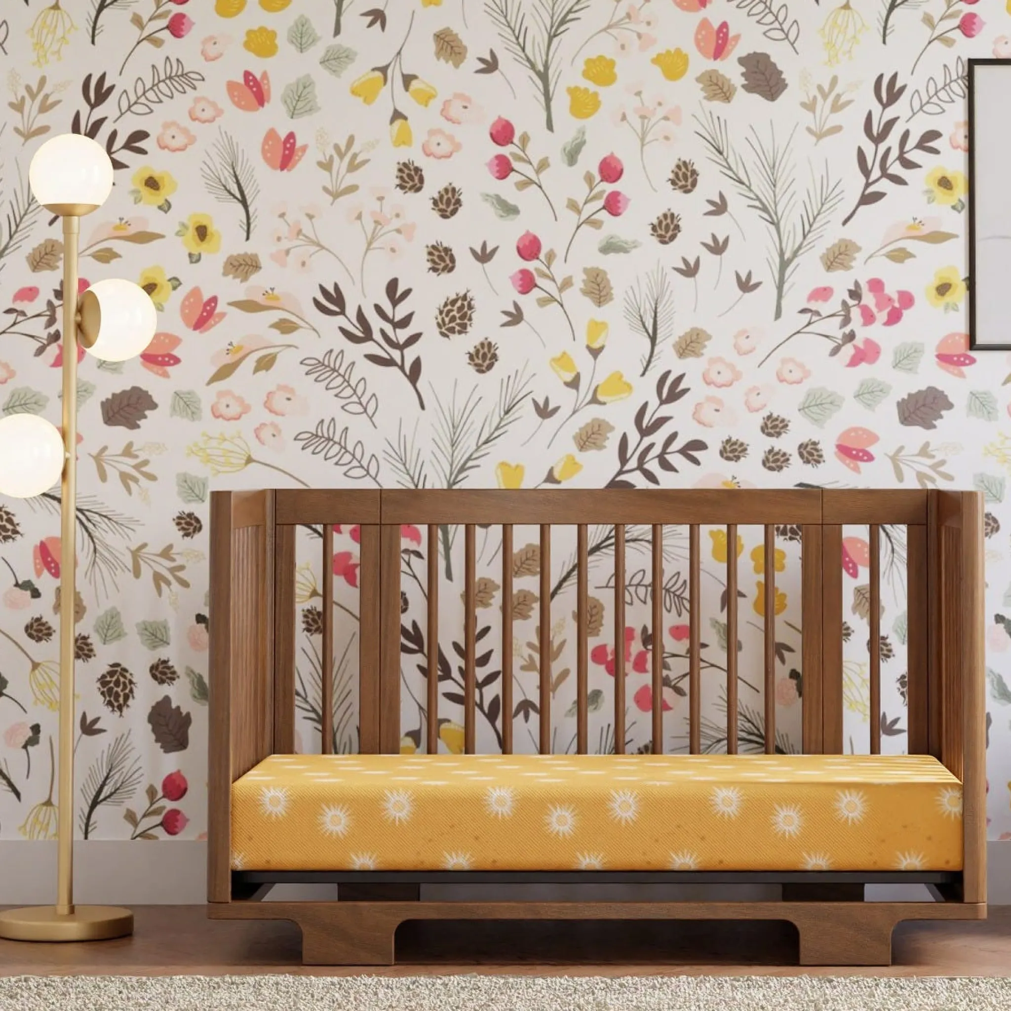 Babyletto Yuzu 8-in-1 Convertible Crib - Walnut