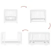 Babyletto Yuzu 8-in-1 Convertible Crib - White