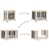 Babyletto Yuzu 8-in-1 Convertible Crib - Washed Natural / Black