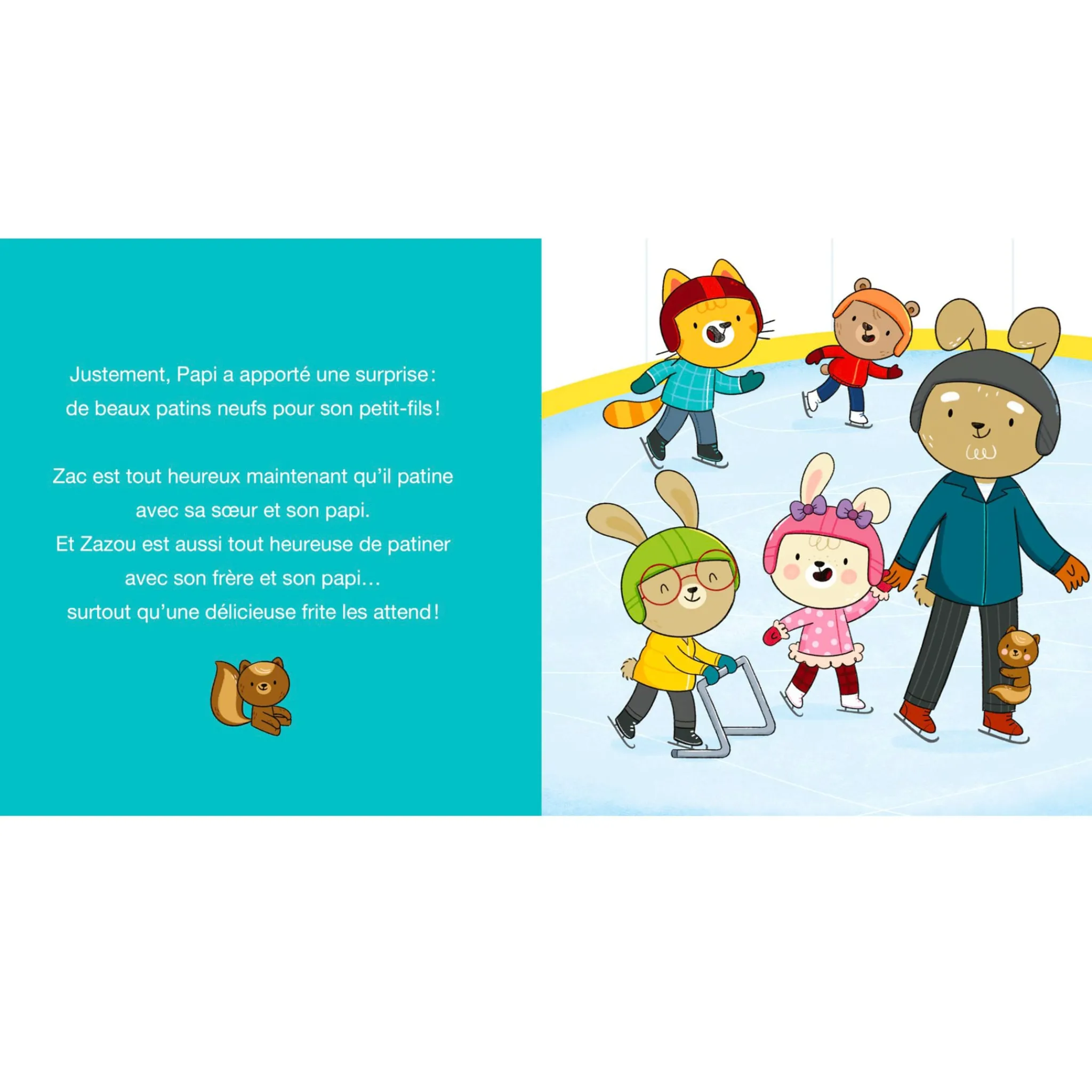 Auzou Quebec Books|4 Years And Over>Zac Et Zazou Apprenent à Patiner