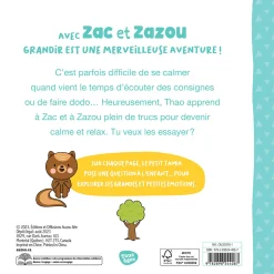 Auzou Zac Et Zazou Calme et Relax
