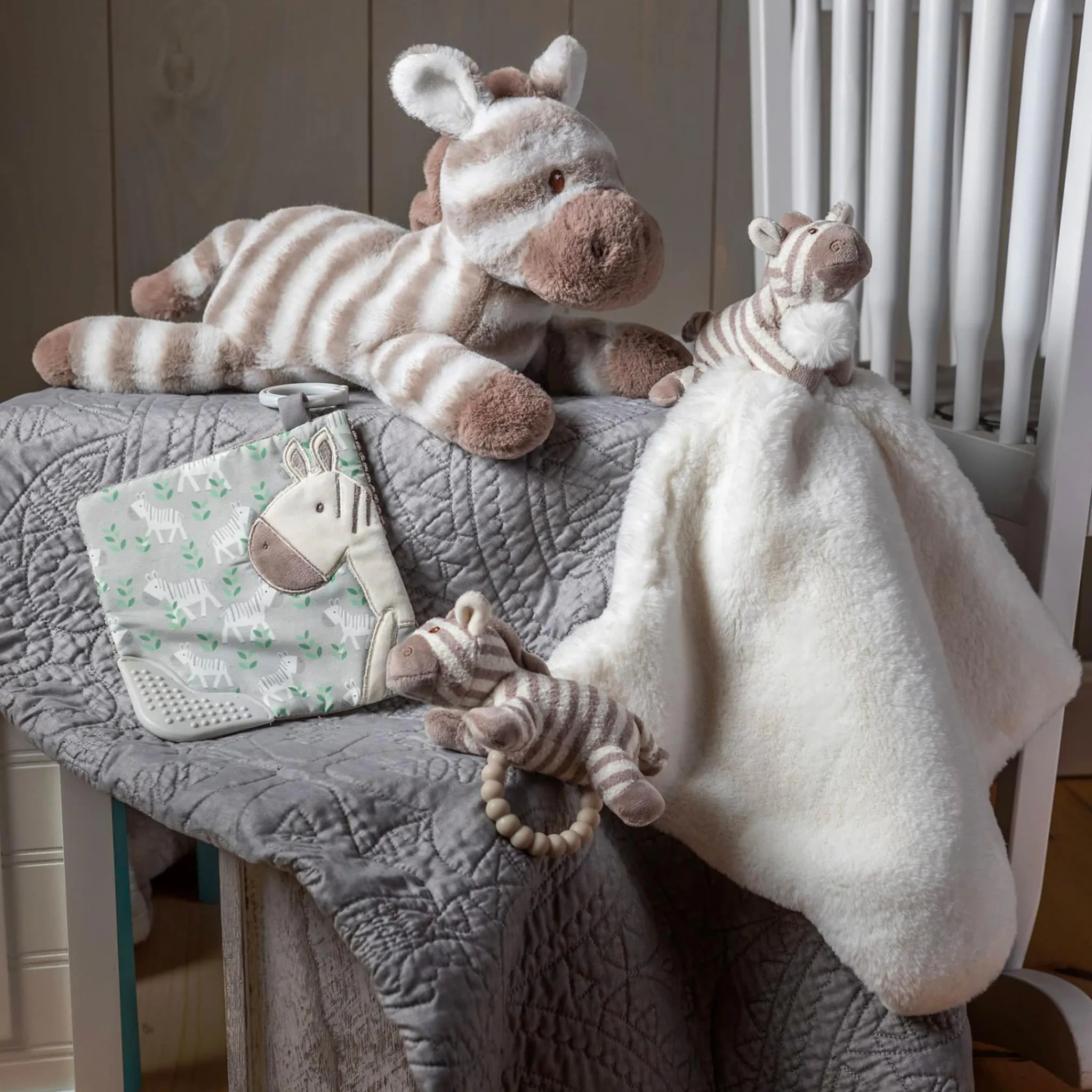 Mary Meyer Developmental Toys>Zebra Blanket