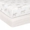 Kids Jasxtek Zebras-2pk Percal Crib Sheet