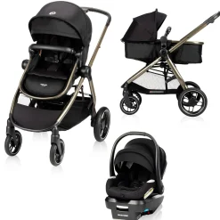 Kids Maxi-cosi Zelia Luxe 5-in-1 Modular Travel System - New Hope Black