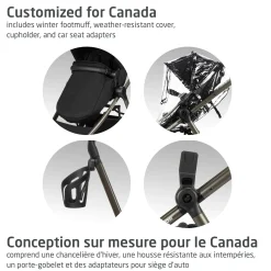 Kids Maxi-cosi Zelia Luxe 5-in-1 Modular Travel System - New Hope Black
