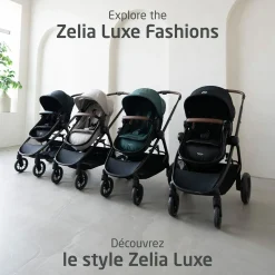 Kids Maxi-cosi Zelia Luxe 5-in-1 Modular Travel System - New Hope Black