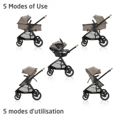 Kids Maxi-cosi Zelia Luxe 5-in-1 Modular Travel System - Truffle
