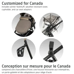 Kids Maxi-cosi Zelia Luxe 5-in-1 Modular Travel System - Truffle