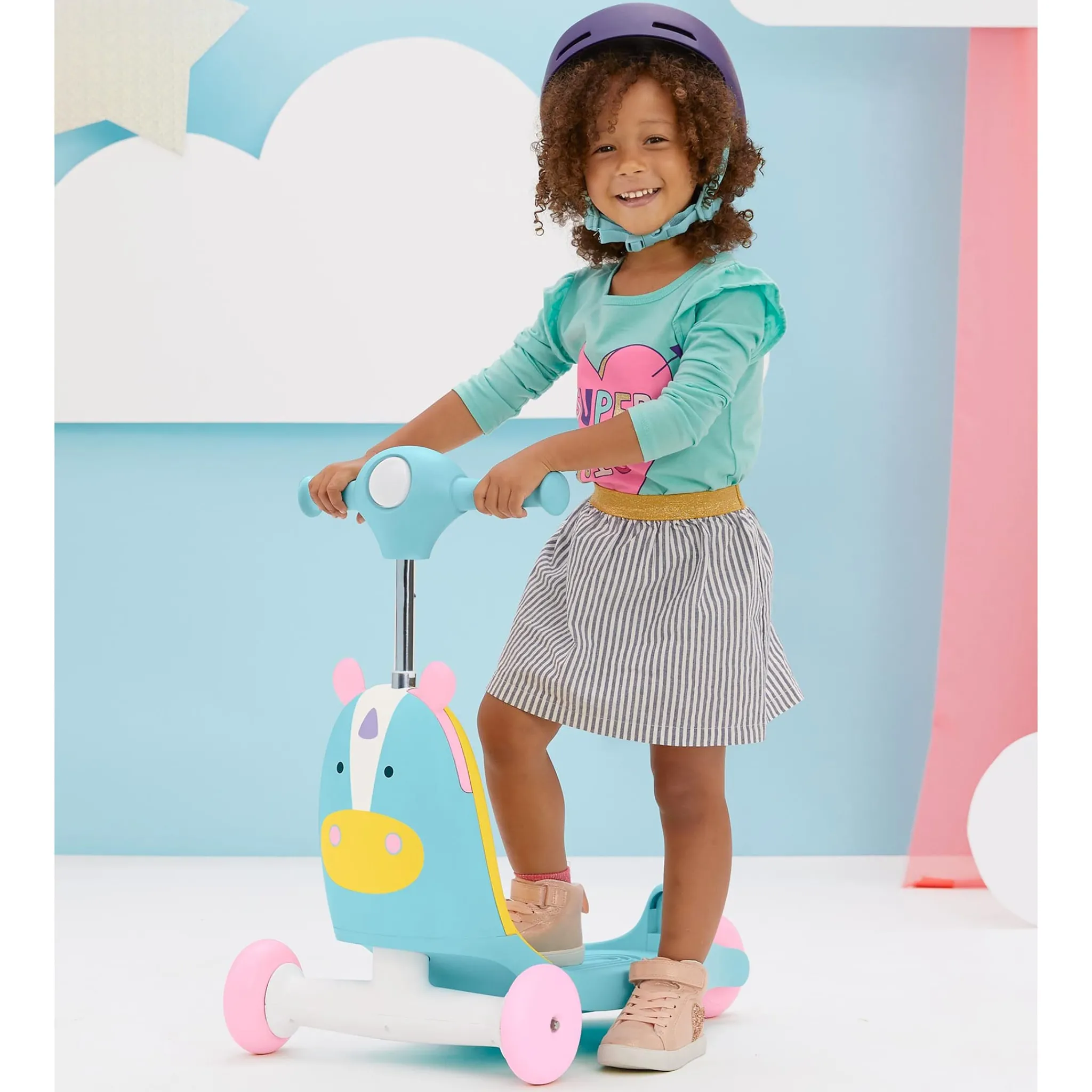 Kids Skip Hop Zoo 3-in-1 Scooter - Unicorn