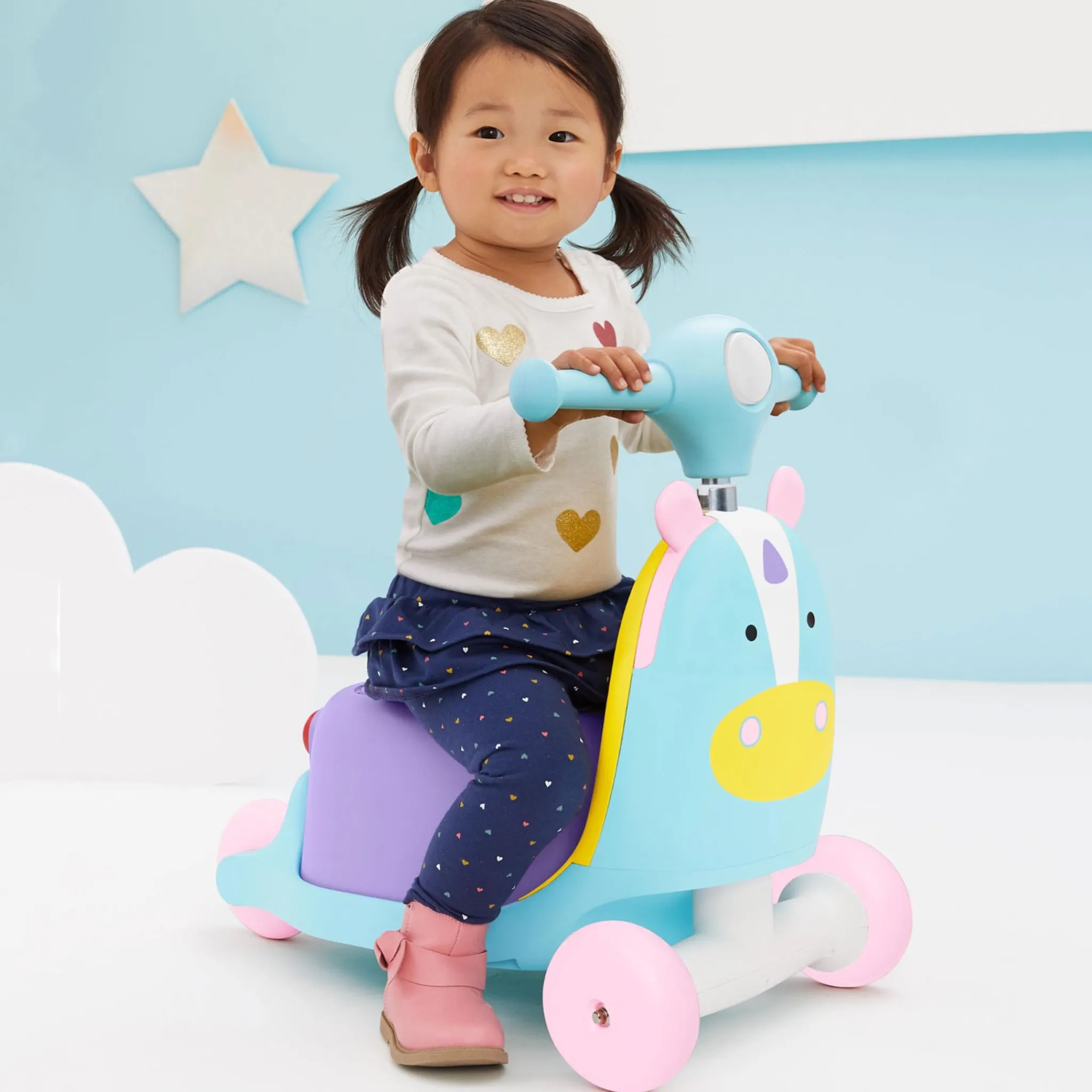 Kids Skip Hop Zoo 3-in-1 Scooter - Unicorn