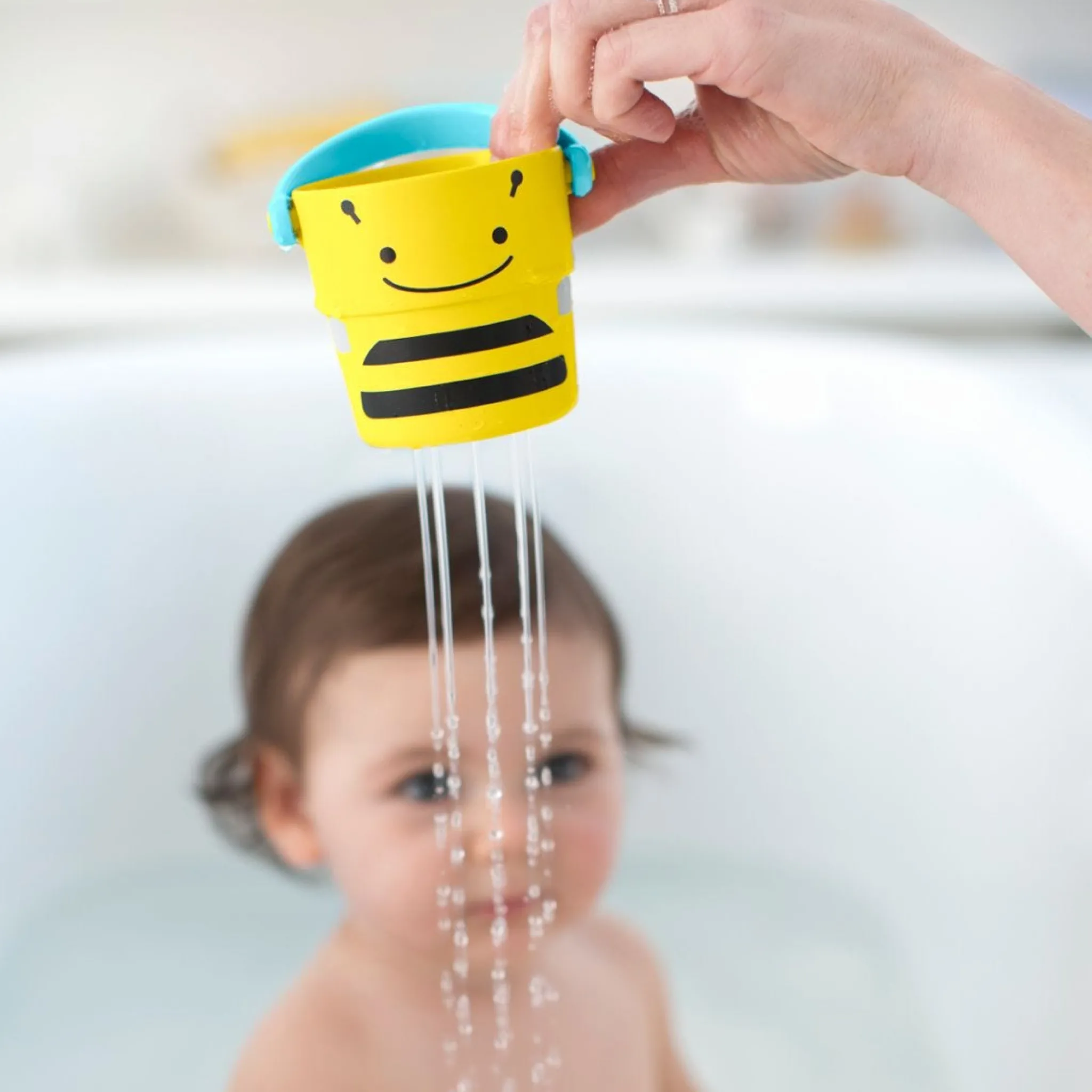 Skip Hop Bath Toys|Bath Accessories>Zoo Stack And Pour Buckets Set of 5